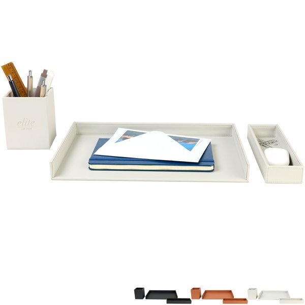 Easton 3 Piece Desktop Organizer Set