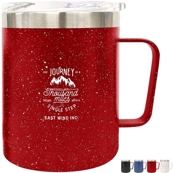 Speckled Vacuum Insulated Double Wall Campfire Mug, 12oz.