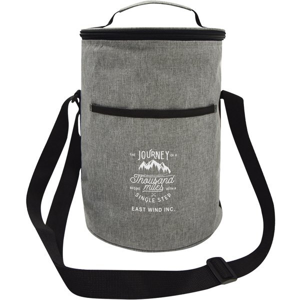 Gather Round Heathered Polyester Cooler Bag