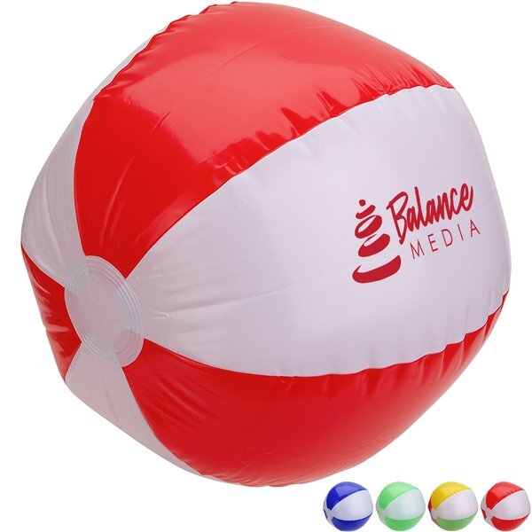 Sunburst Inflatable Beach Ball, 16"