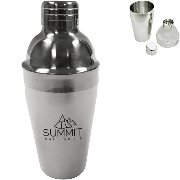 Stainless Steel Cocktail Shaker, 18.5oz.