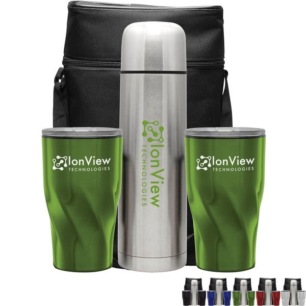 Explorer Vacuum Insulated Bottle & Travel Tumblers Gift Set