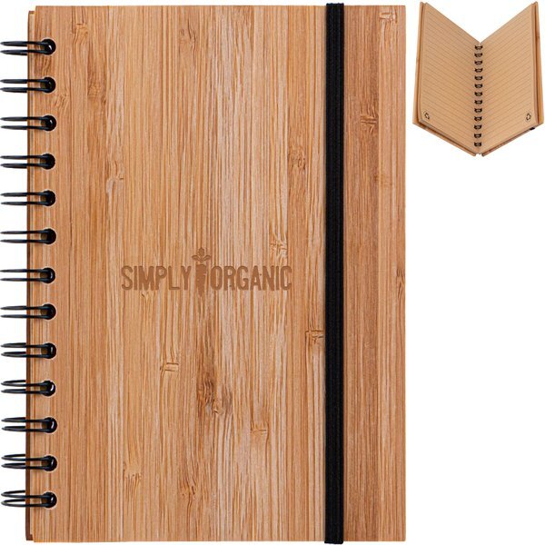 EverGreen Recycled Paper Bamboo Notebook