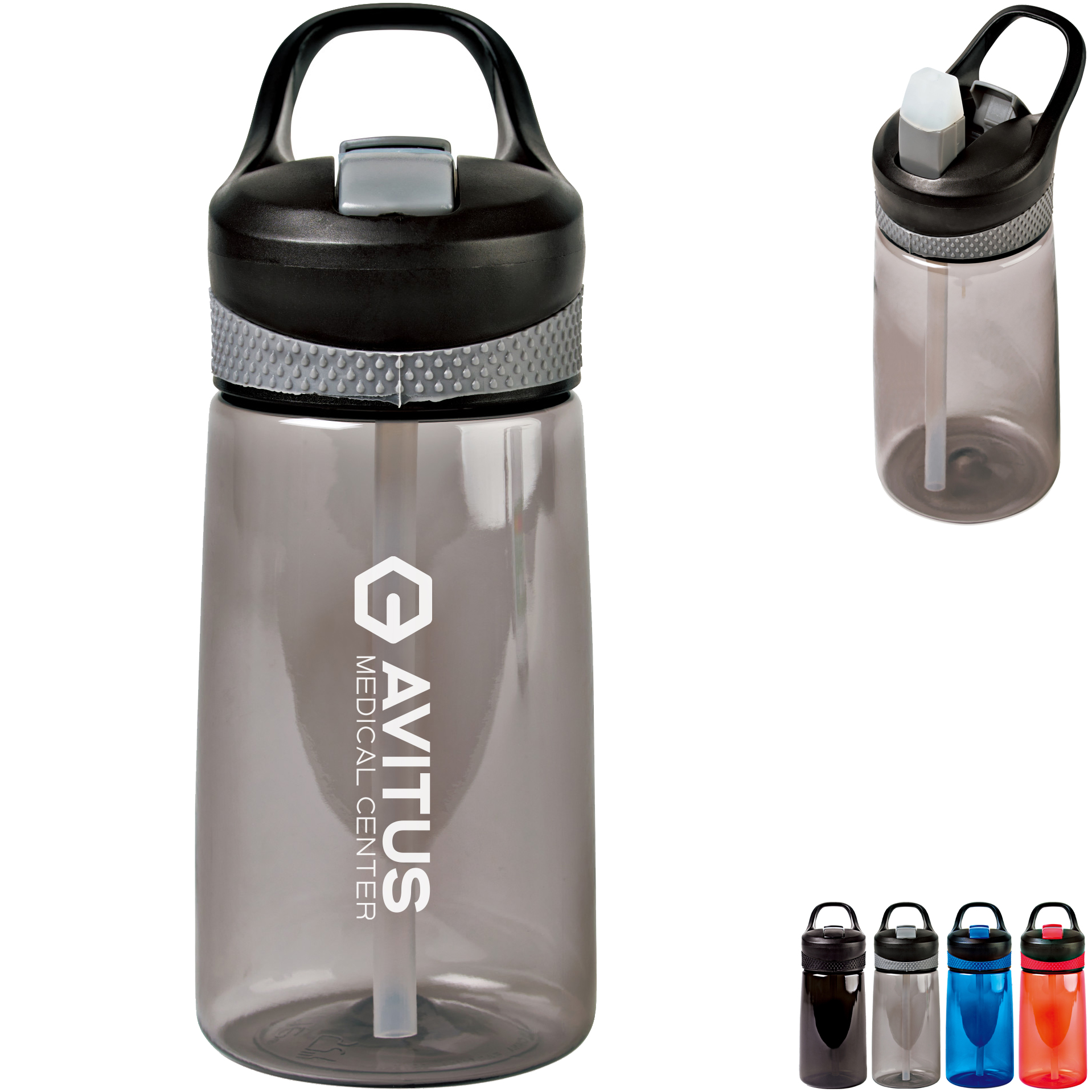 24 Oz Tritan Flip-Top Sports Bottle Custom - Swivel Pop Promos