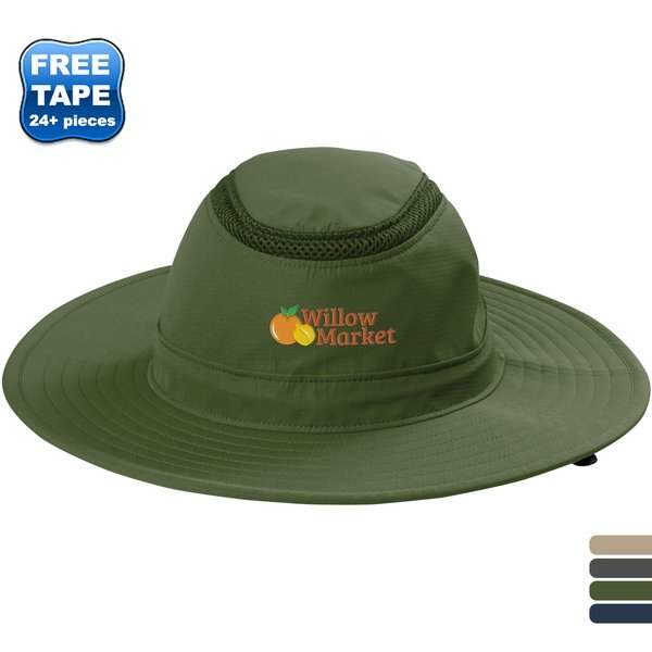 Port Authority® Outdoor Ventilated Poly/Nylon Wide Brim Hat