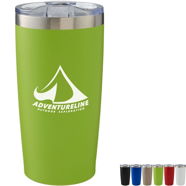 Everest Powder Coated Vacuum Insulated Stainless Steel Tumbler, 20oz.