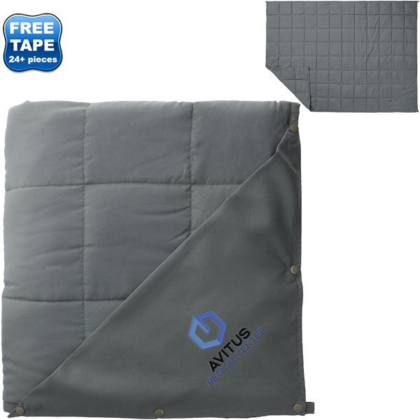 Zen 12lb. Polyester Weighted Blanket, 50" x 70"