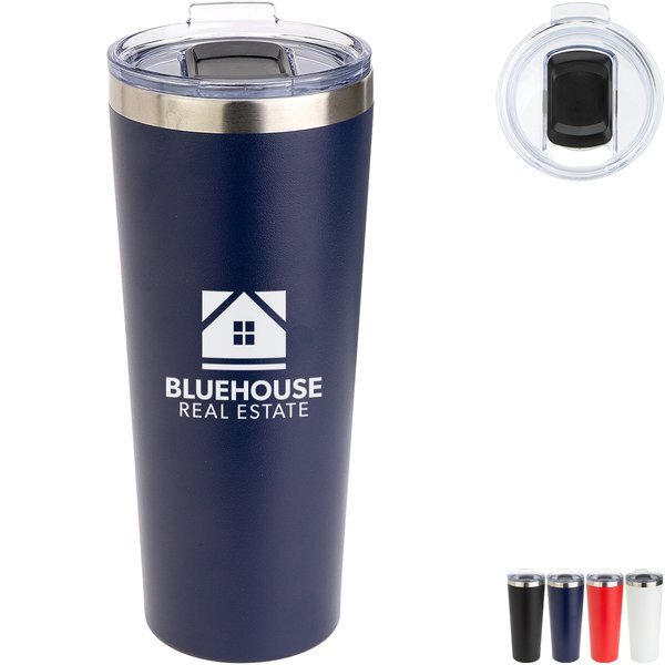 Greco Vacuum Insulated Stainless Steel Tumbler, 28oz.
