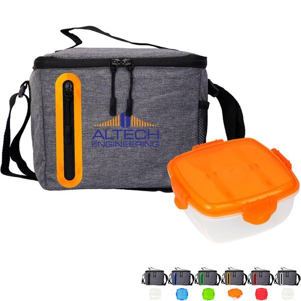 Clip Top Oval Cooler lunch Set