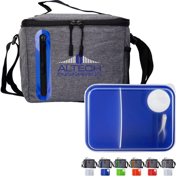 On The Go Oval Cooler Lunch Set