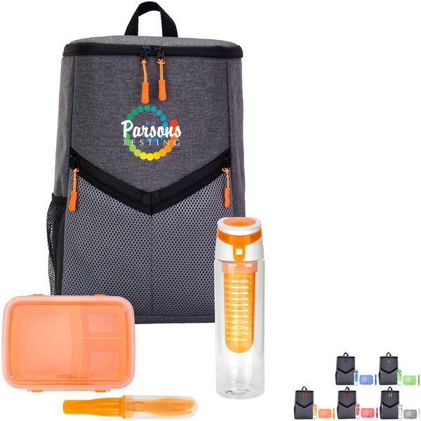 Vitory Lunch & Drink To Go Backpack Set