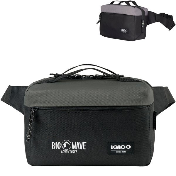 Igloo® Fundamentals REPREVE® 3-Can Hip Pack Cooler