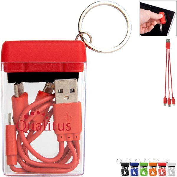 Four-In-One Charging Cable & Screen Cleaner Set