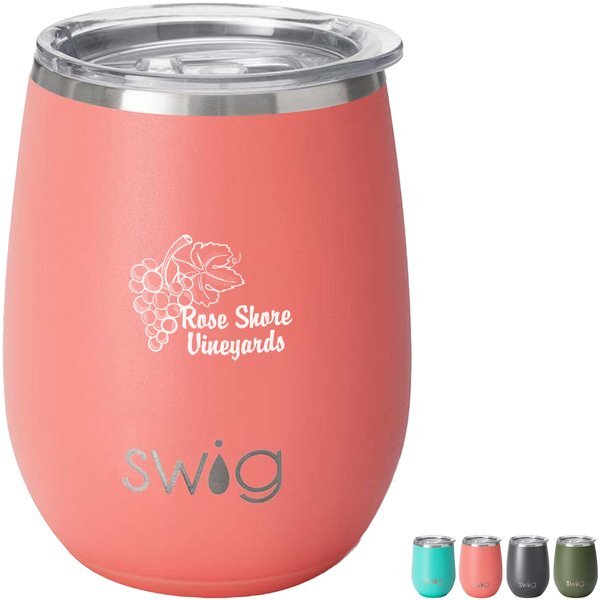 Swig Life™ Vacuum Insulated Stemless Wine Tumbler, 14oz.
