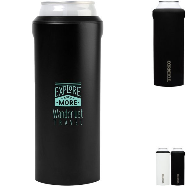 Corkcicle® Slim Stainless Can Cooler