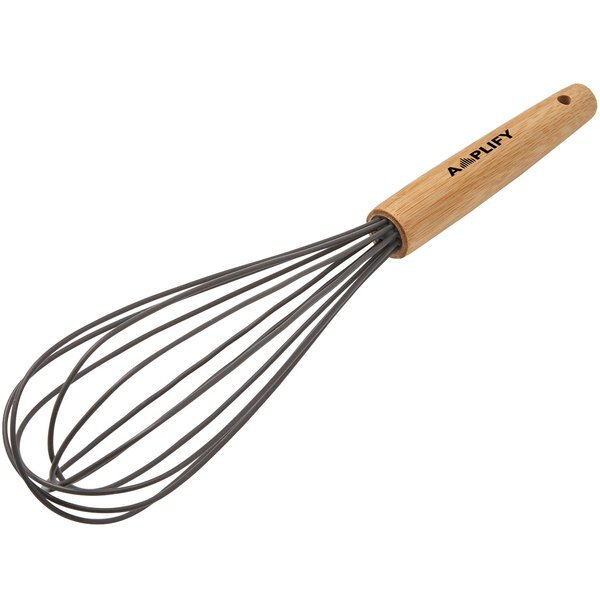 Silicone Whisk w/ Bamboo Handle
