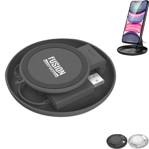Mag Max Desktop Wireless Charger w/ Catchall Tray