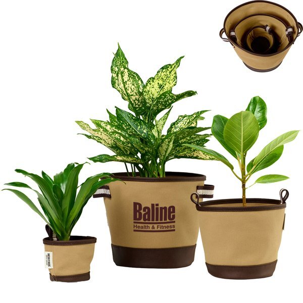 Heritage Supply™ Plant, Grow & Store Trio of Fabric Pots