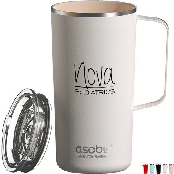 Asobu® Vacuum Insulated Stainless Steel Tower Mug, 20oz.