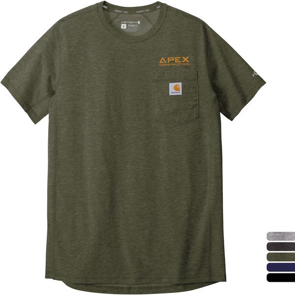Carhartt Force® Short Sleeve Cotton/Poly Men's Pocket T-Shirt