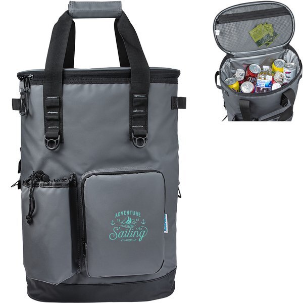 iCOOL® Paradise Tarpaulin 40-Can Backpack Cooler