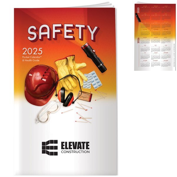 Safety Tips Pocket Calendar 2025