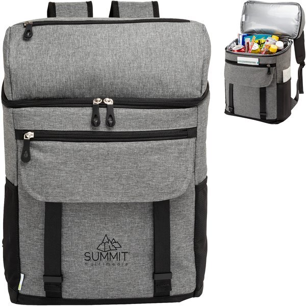 Logan RPET 18-Can Backpack Cooler