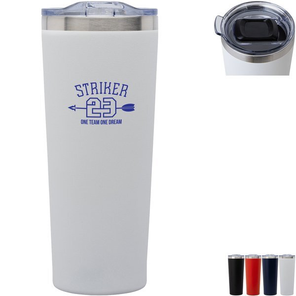 Lontano Double Wall Stainless Steel Travel Tumbler, 28oz.