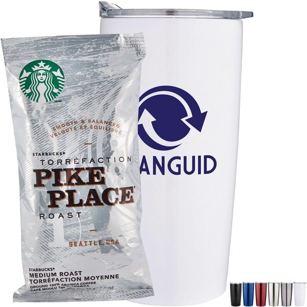 Starbucks® Pike Place Ground Coffee & Straight Tumbler Gift Set