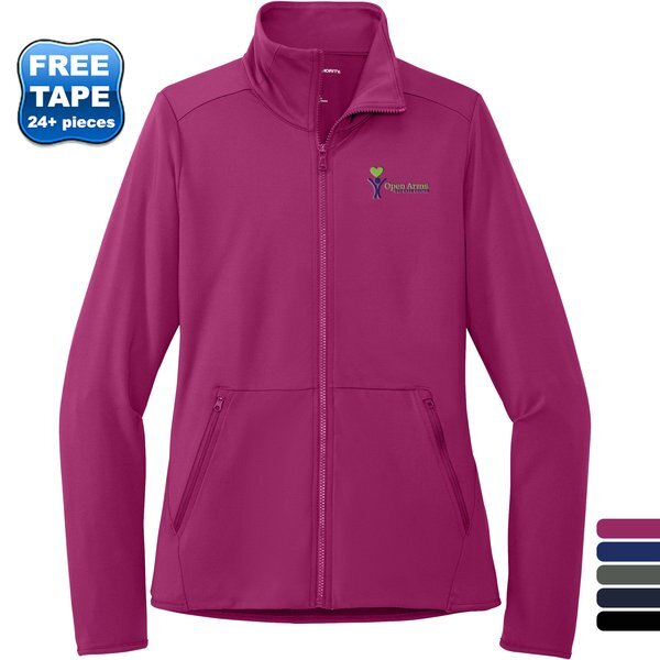 Port Authority® Accord Stretch Fleece Ladies' Full-Zip