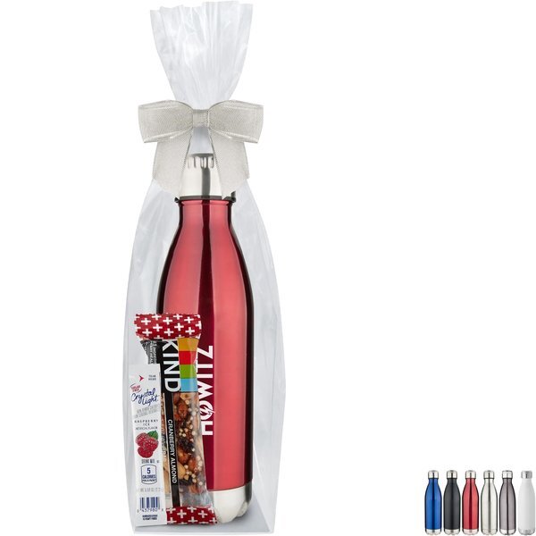Crystal Light® Lemonade, Kind® Cranberry Almond Bar & Vacuum Insulated Bottle Gift Set