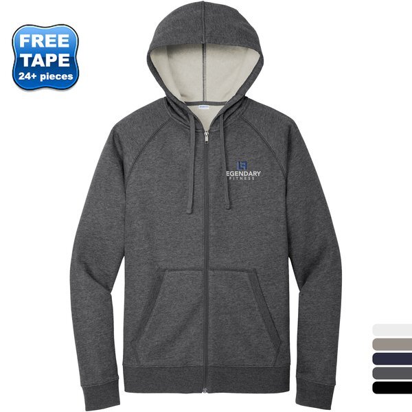 Sport-Tek® Drive Cotton/Poly Fleece Hooded Unisex Full Zip