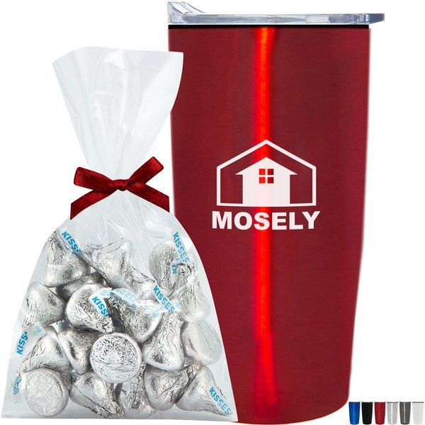 Hershey's® Kisses Mug Stuffer & Straight Tumbler w/ Plastic Liner Gift Set