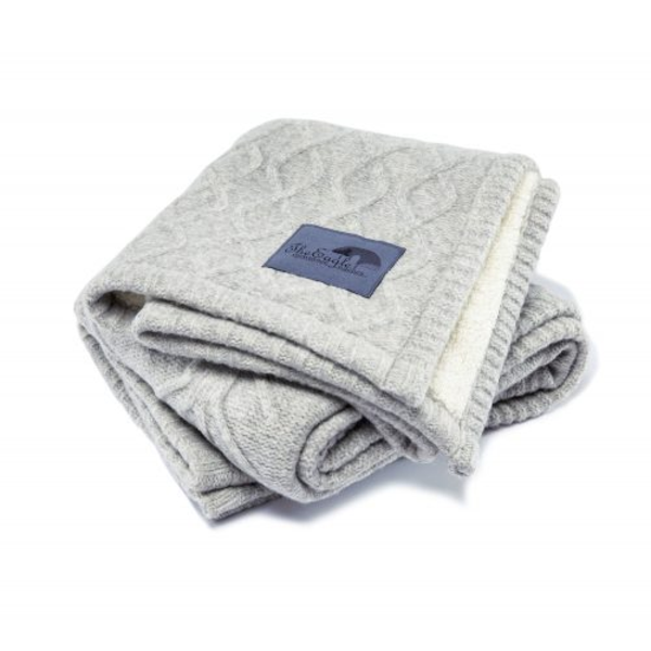 Highland Knit Nylon/Wool Blanket, 50" x 60"