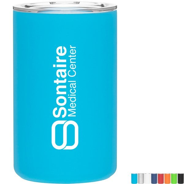 Apollo Double Wall Stainless Steel Thermal Tumbler Can Cooler, 11oz.