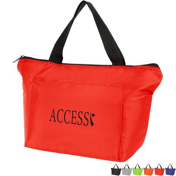 Courtyard Polyester 6-Can Cooler Lunch Bag