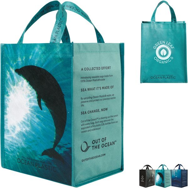 Out of the Ocean® Reusable 100% Ocean Plastic® Lunch Shopper