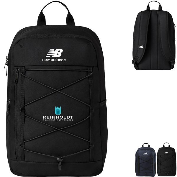 New Balance® Brushed Polyester Cord Backpack