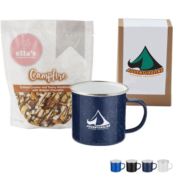 Campfire Mug and Popcorn Gift Set