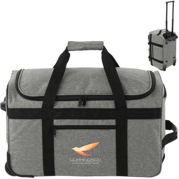 Graphite Recycled PET 20" Wheeled Duffel