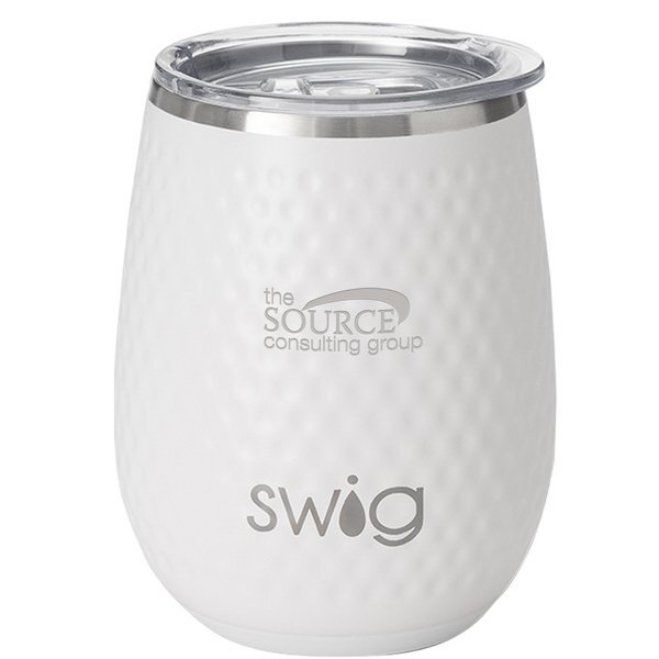 Swig Life™ Golf Stainless Steel Stemless Vacuum Insulated Wine Tumbler, 14oz.