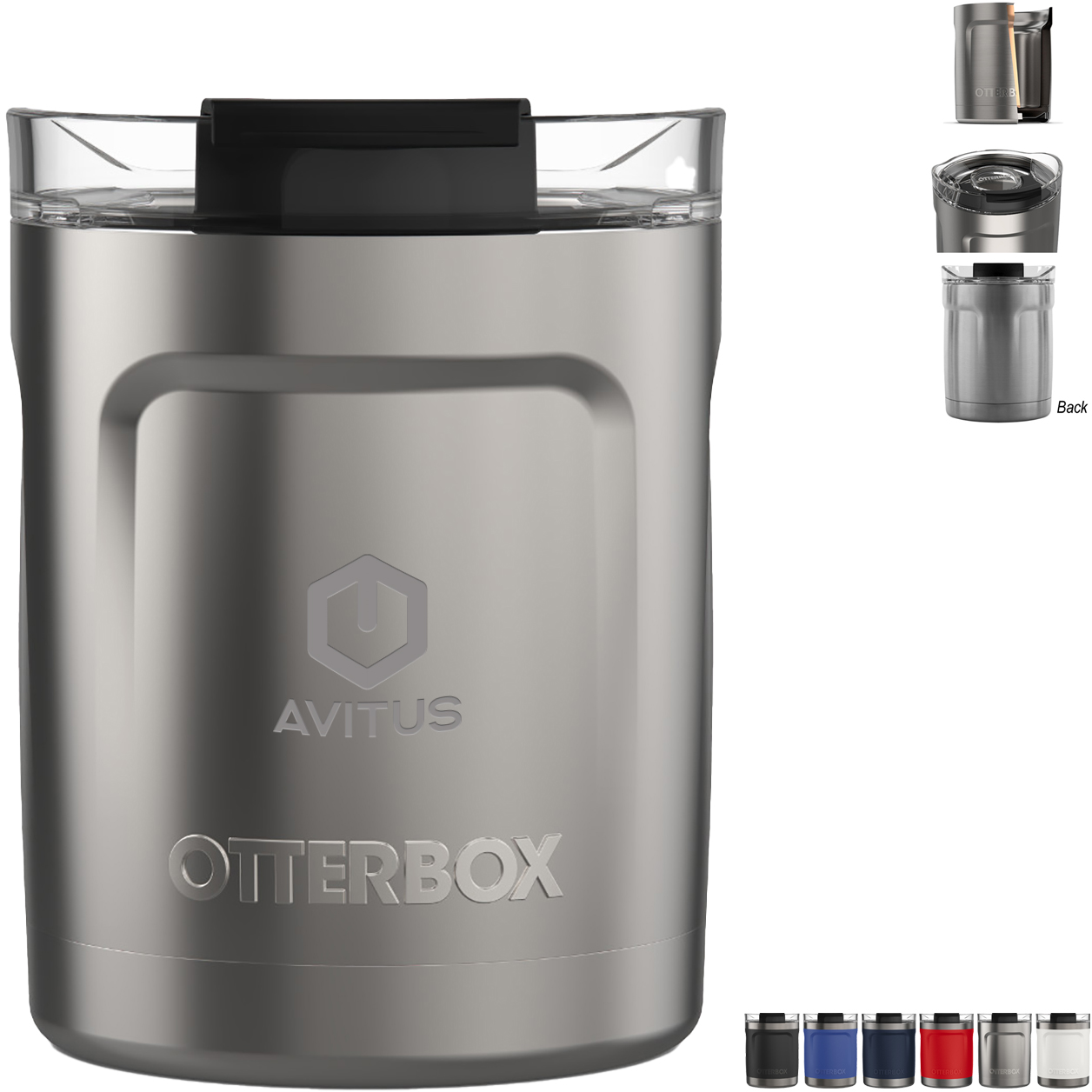 Custom Otterbox® Elevation® Stainless Steel Tumbler 16oz