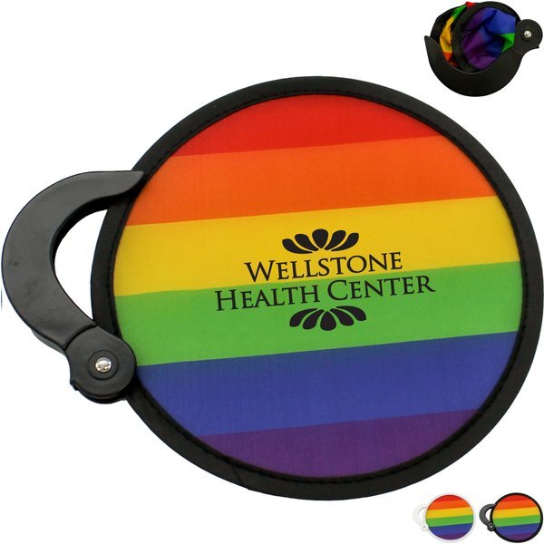 Rainbow Collapsible Fan