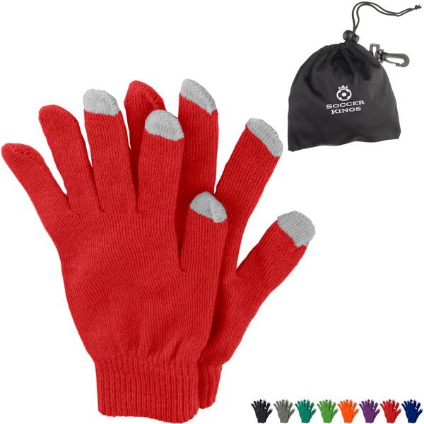 Touch Screen Gloves in Pouch