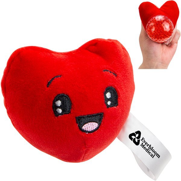 Heart Plush and Gel Stress Buster™