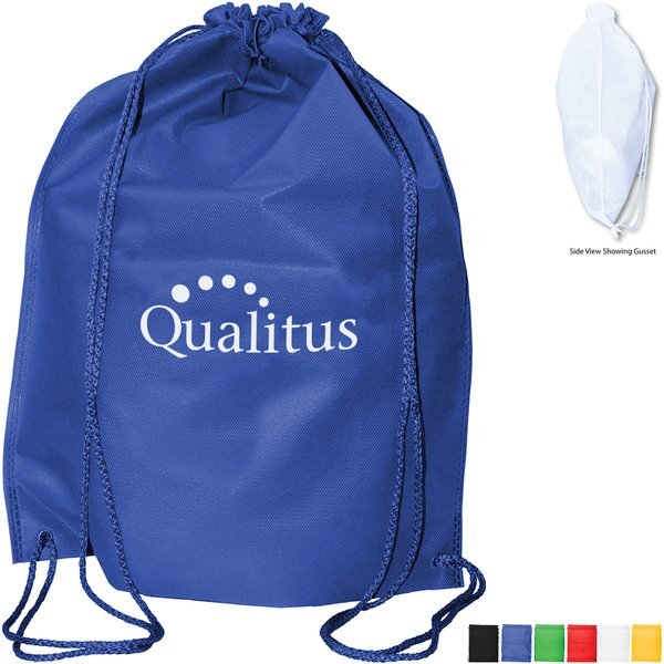 Non-Woven Drawstring Backpack w/ Gusset