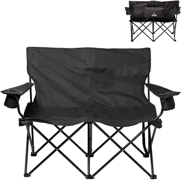 Double Seater Polyester Folding Chair
