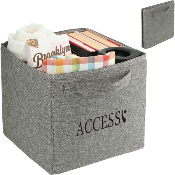 Recycled Cotton Canvas Storage Cube