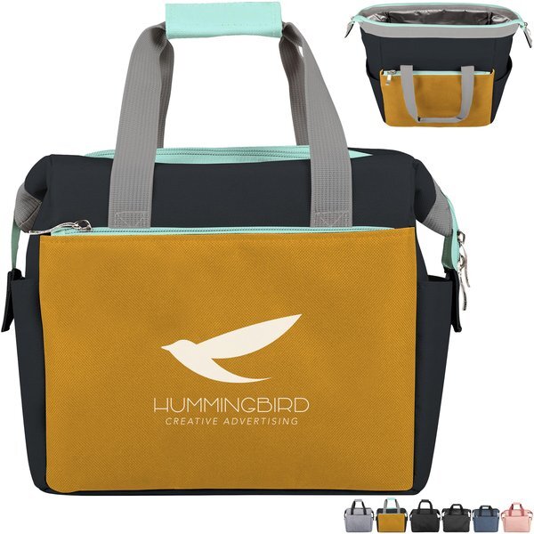 On The Go 12 Can Polyester Lunch Cooler