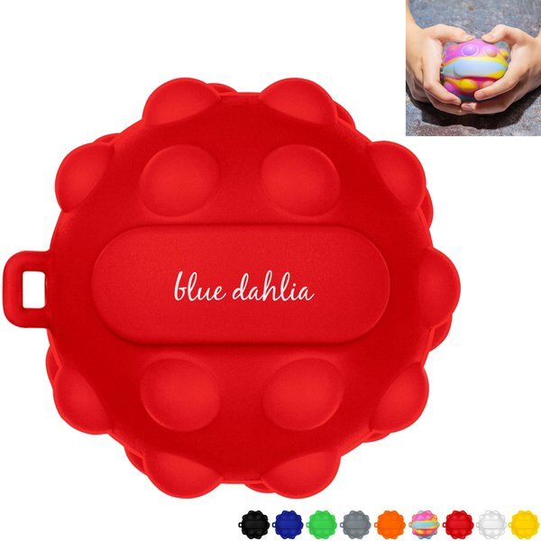 Silicone Popper Ball Toy